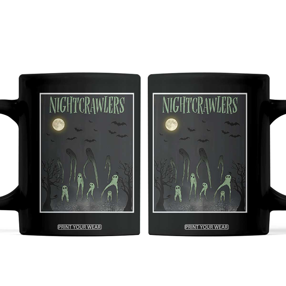 Fresno Nightcrawlers Coffee Mug Gothic Cryptid Horror Fan Gift TS12 Black Print Your Wear