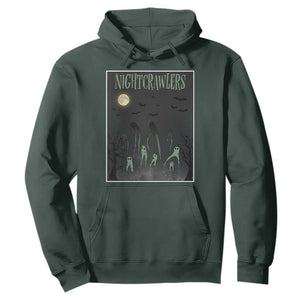 Fresno Nightcrawlers Hoodie Gothic Cryptid Horror Fan Gift TS12 Dark Forest Green Print Your Wear
