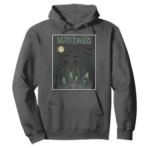Fresno Nightcrawlers Hoodie Gothic Cryptid Horror Fan Gift TS12 Dark Heather Print Your Wear