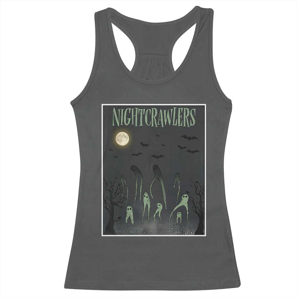 Fresno Nightcrawlers Racerback Tank Top Gothic Cryptid Horror Fan Gift TS12 Dark Heather Print Your Wear