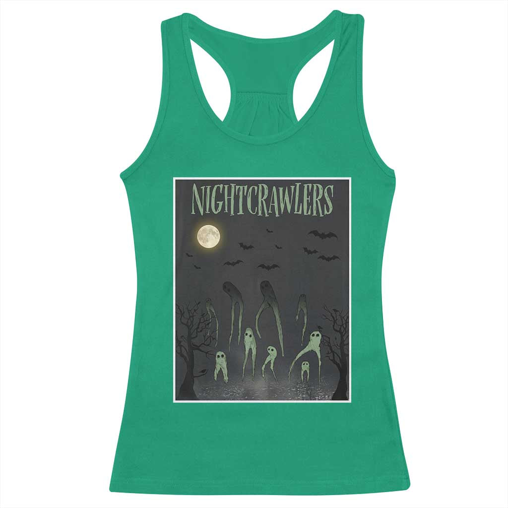 Fresno Nightcrawlers Racerback Tank Top Gothic Cryptid Horror Fan Gift TS12 Irish Green Print Your Wear