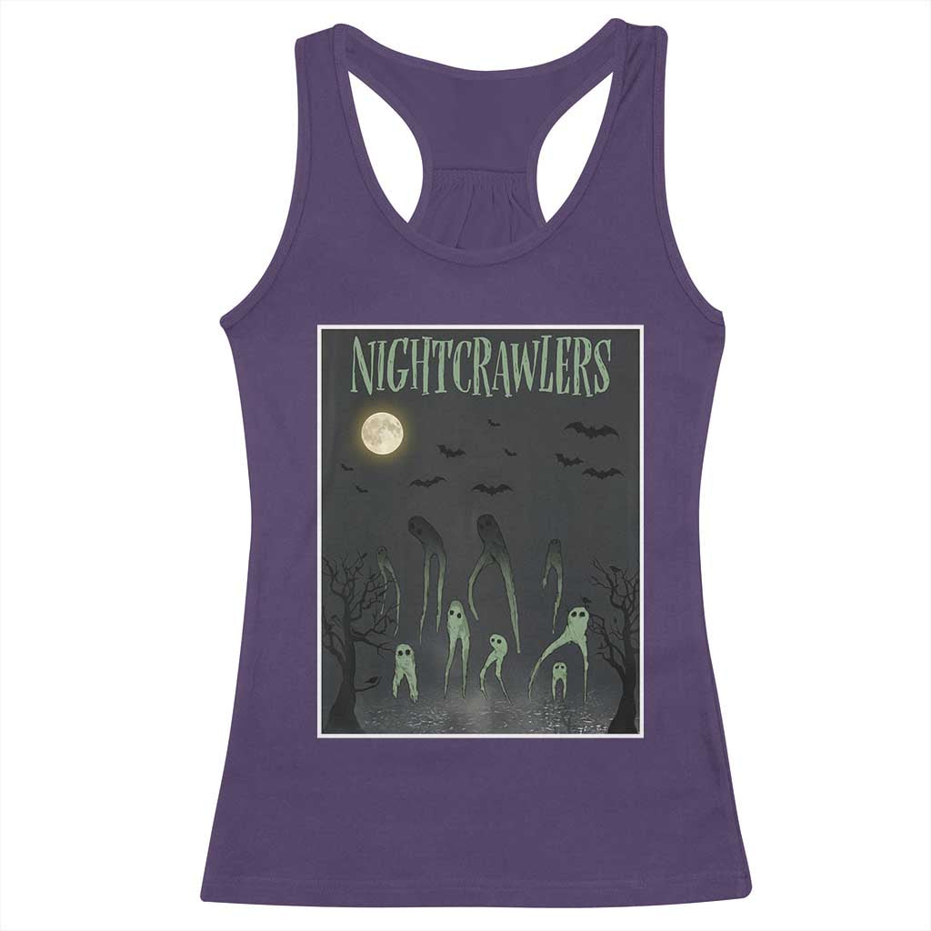 Fresno Nightcrawlers Racerback Tank Top Gothic Cryptid Horror Fan Gift TS12 Purple Print Your Wear