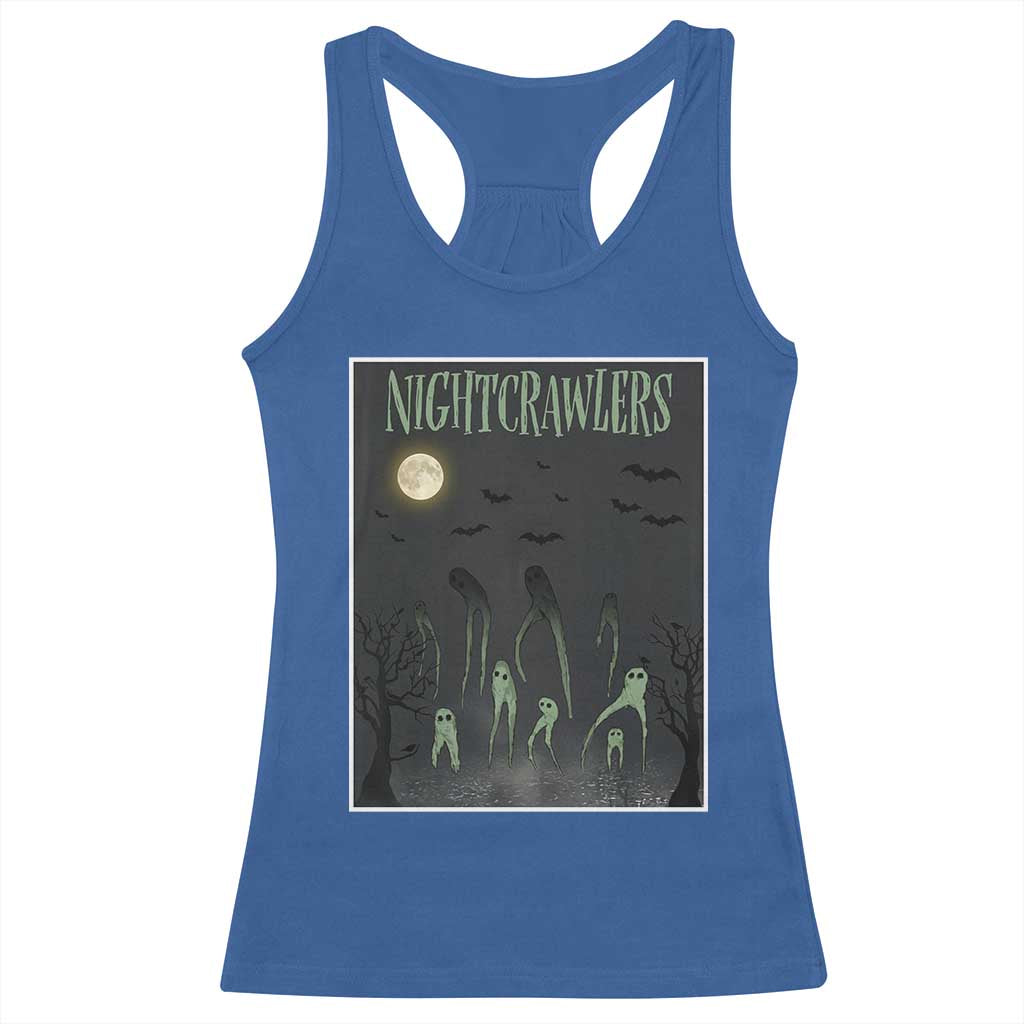 Fresno Nightcrawlers Racerback Tank Top Gothic Cryptid Horror Fan Gift TS12 Royal Blue Print Your Wear