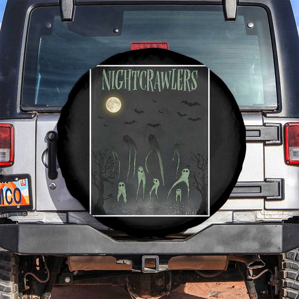 Fresno Nightcrawlers Spare Tire Cover Gothic Cryptid Horror Fan Gift TS12 No hole Black Print Your Wear
