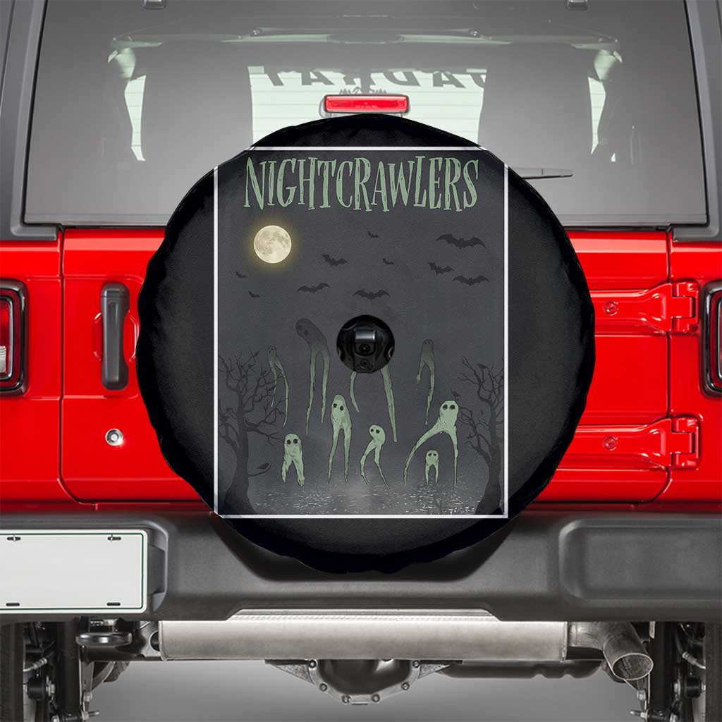 Fresno Nightcrawlers Spare Tire Cover Gothic Cryptid Horror Fan Gift TS12 Black Print Your Wear