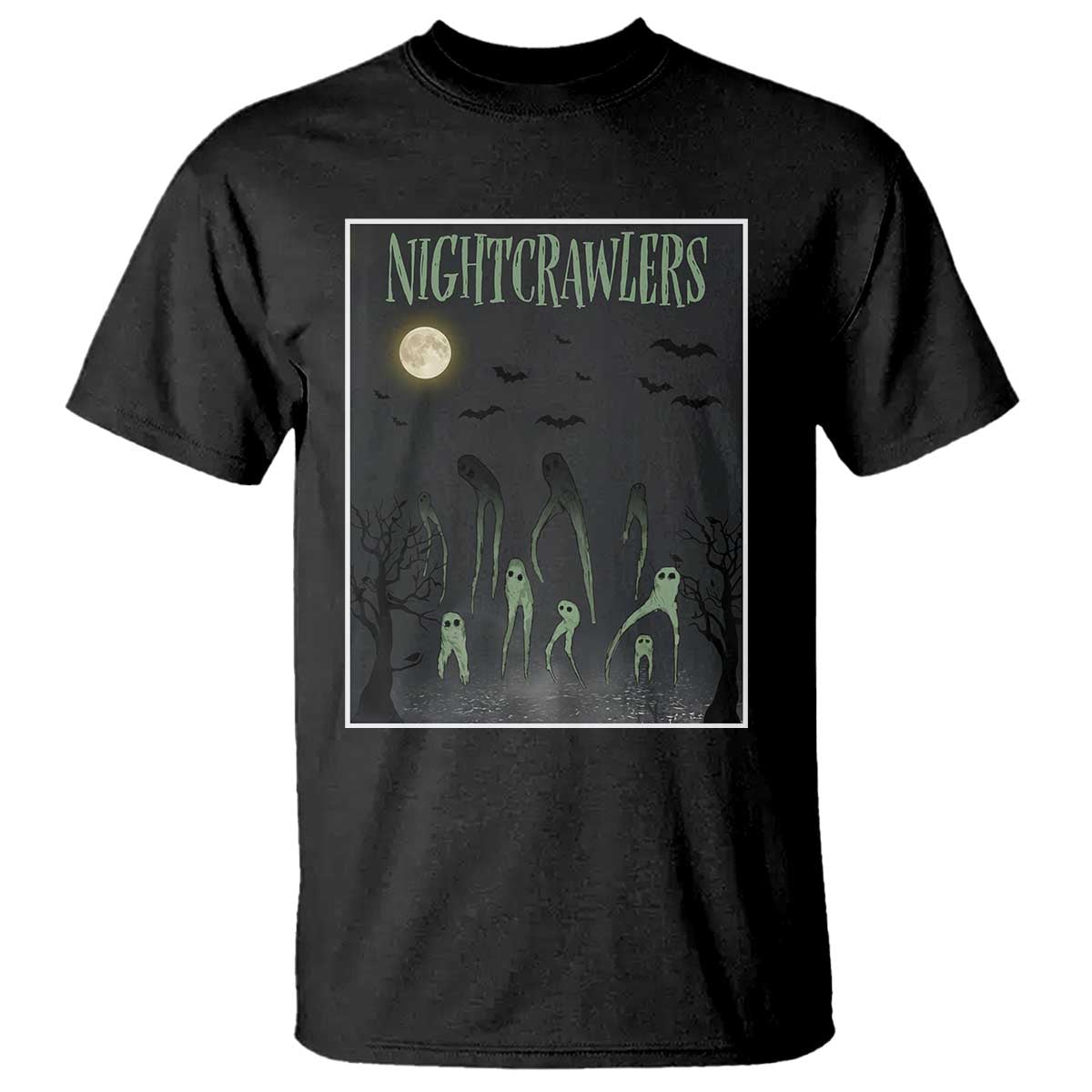 Fresno Nightcrawlers T Shirt Gothic Cryptid Horror Fan Gift TS12 Black Print Your Wear