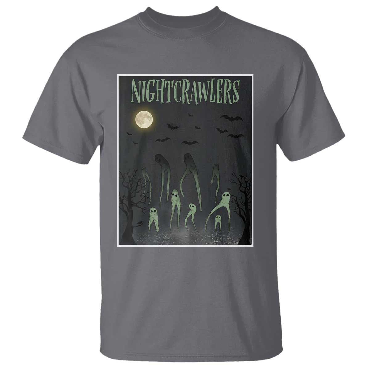 Fresno Nightcrawlers T Shirt Gothic Cryptid Horror Fan Gift TS12 Charcoal Print Your Wear