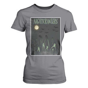 Fresno Nightcrawlers T Shirt For Women Gothic Cryptid Horror Fan Gift TS12 Charcoal Print Your Wear