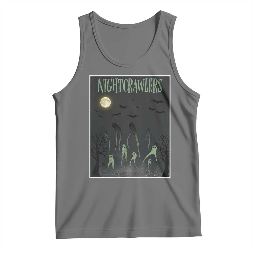 Fresno Nightcrawlers Tank Top Gothic Cryptid Horror Fan Gift TS12 Black Heather Print Your Wear