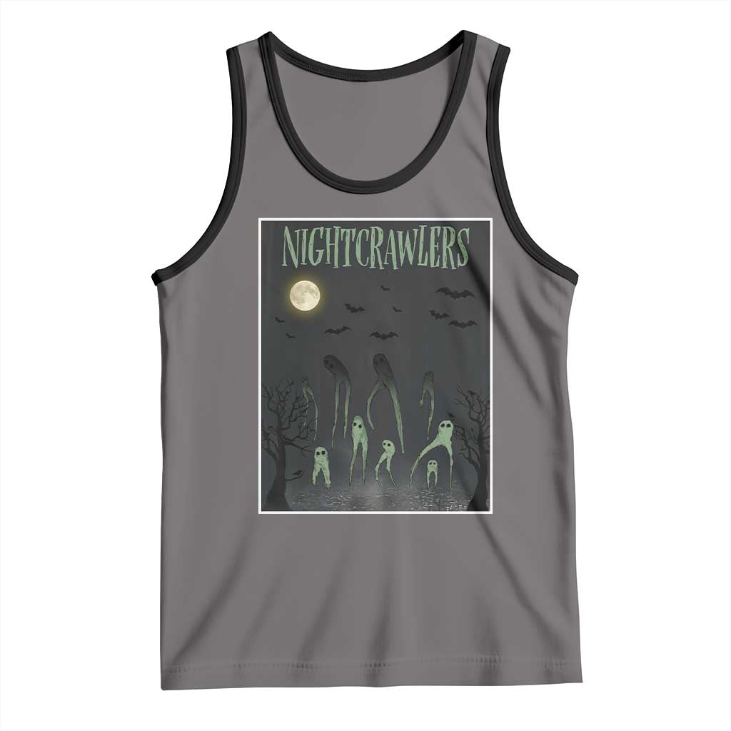 Fresno Nightcrawlers Tank Top Gothic Cryptid Horror Fan Gift TS12 Deep Heather Black Print Your Wear