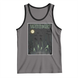 Fresno Nightcrawlers Tank Top Gothic Cryptid Horror Fan Gift TS12 Deep Heather Black Print Your Wear