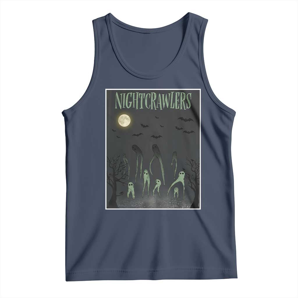 Fresno Nightcrawlers Tank Top Gothic Cryptid Horror Fan Gift TS12 Navy Print Your Wear
