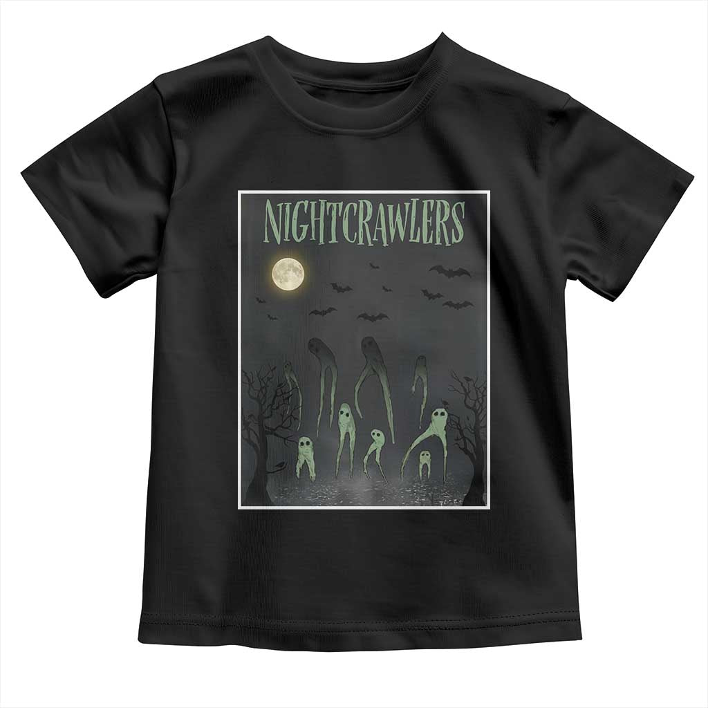 Fresno Nightcrawlers Toddler T Shirt Gothic Cryptid Horror Fan Gift TS12 Black Print Your Wear