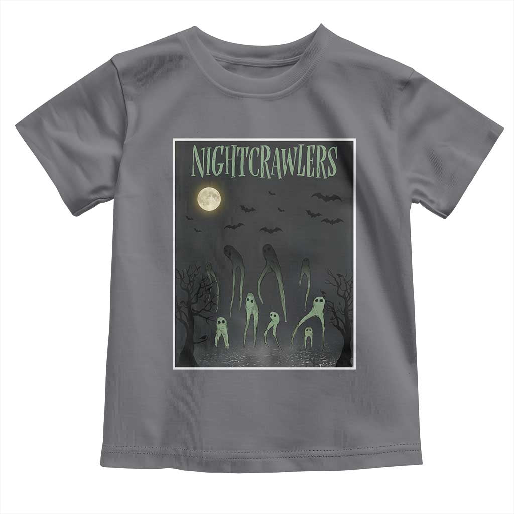 Fresno Nightcrawlers Toddler T Shirt Gothic Cryptid Horror Fan Gift TS12 Charcoal Print Your Wear