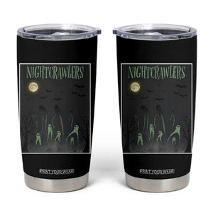 Fresno Nightcrawlers Tumbler Cup Gothic Cryptid Horror Fan Gift TS12 Black Print Your Wear