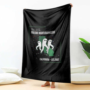 Fresno Nightcrawlers Throw Blanket Home Of California Cryptid Gift TS12 Print Your Wear