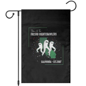 Fresno Nightcrawlers Garden Flag Home Of California Cryptid Gift TS12 Black Print Your Wear