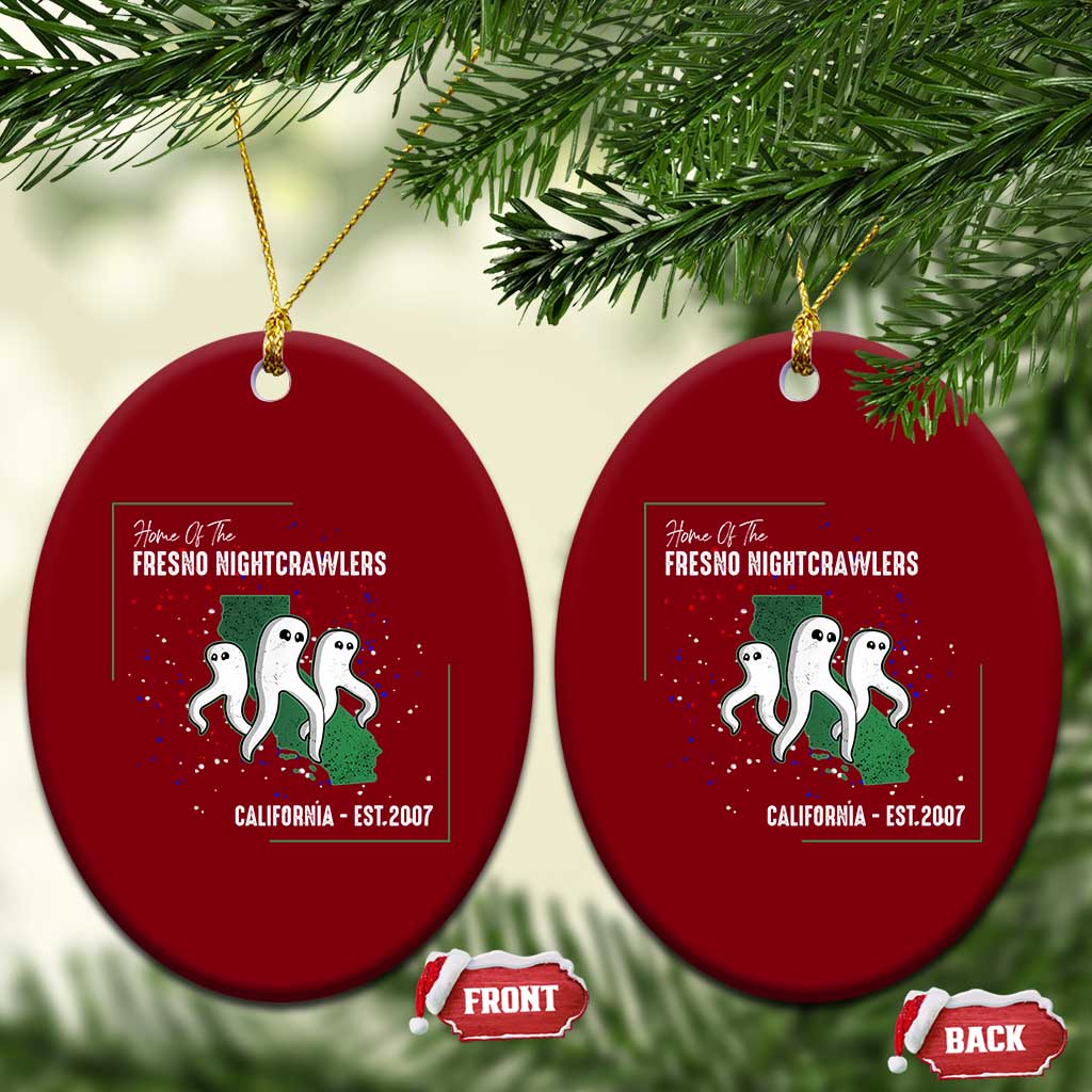 Fresno Nightcrawlers Ceramic Ornament Home Of California Cryptid Gift TS12 Print Your Wear