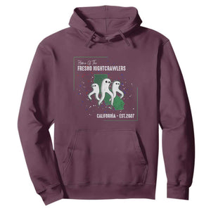 Fresno Nightcrawlers Hoodie Home Of California Cryptid Gift TS12 Maroon Print Your Wear