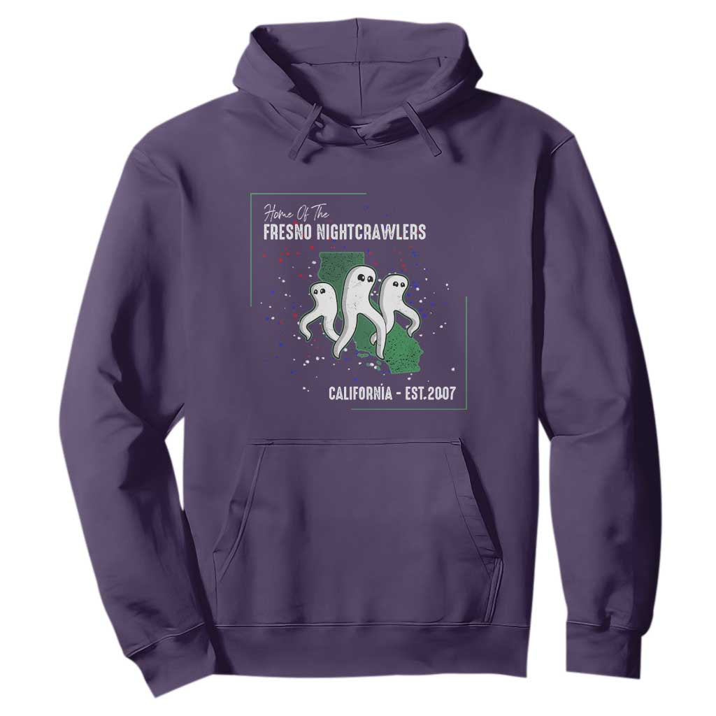 Fresno Nightcrawlers Hoodie Home Of California Cryptid Gift TS12 Purple Print Your Wear
