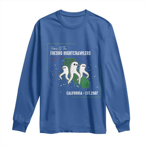 Fresno Nightcrawlers Long Sleeve Shirt Home Of California Cryptid Gift TS12 Royal Blue Print Your Wear