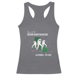 Fresno Nightcrawlers Racerback Tank Top Home Of California Cryptid Gift TS12 Charcoal Print Your Wear
