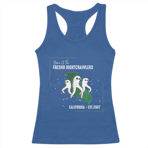 Fresno Nightcrawlers Racerback Tank Top Home Of California Cryptid Gift TS12 Royal Blue Print Your Wear