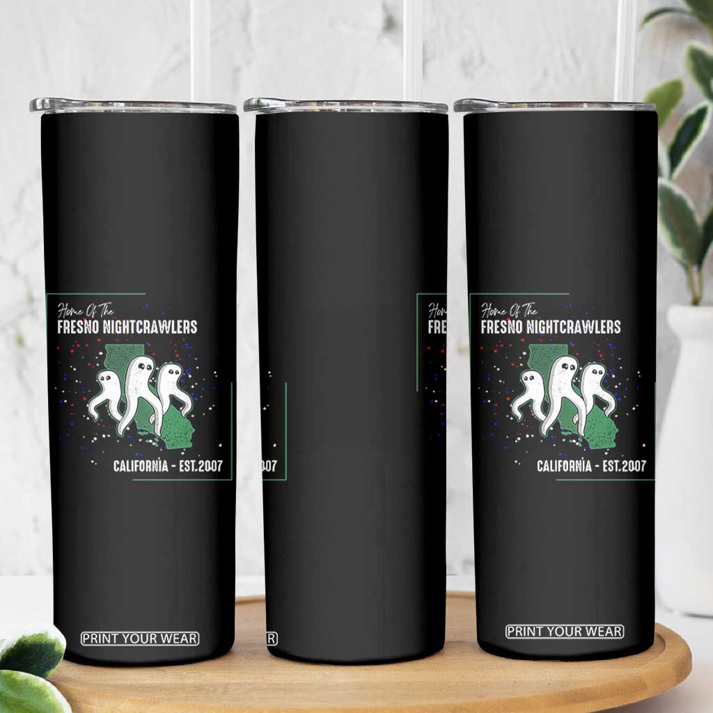 Fresno Nightcrawlers Skinny Tumbler Home Of California Cryptid Gift TS12 Print Your Wear