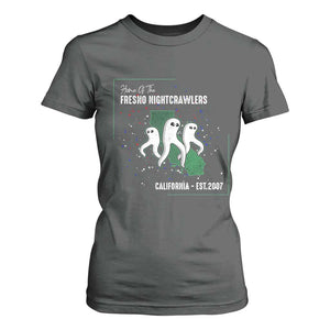 Fresno Nightcrawlers T Shirt For Women Home Of California Cryptid Gift TS12 Dark Heather Print Your Wear