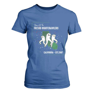 Fresno Nightcrawlers T Shirt For Women Home Of California Cryptid Gift TS12 Royal Blue Print Your Wear