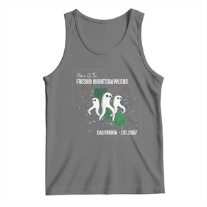 Fresno Nightcrawlers Tank Top Home Of California Cryptid Gift TS12 Black Heather Print Your Wear