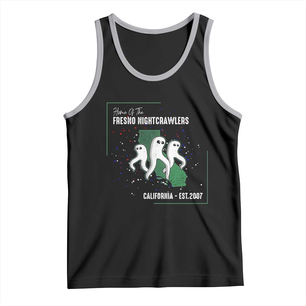 Fresno Nightcrawlers Tank Top Home Of California Cryptid Gift TS12 Black Athletic Heather Print Your Wear