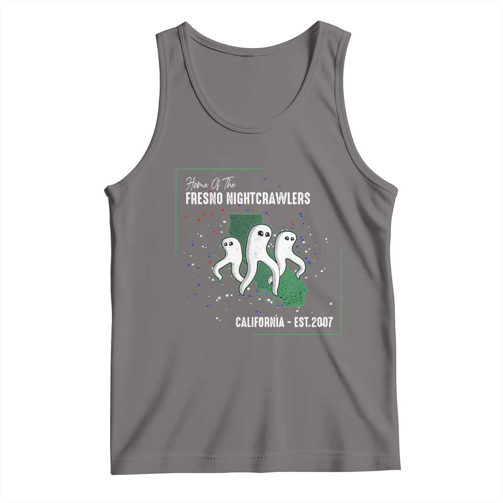 Fresno Nightcrawlers Tank Top Home Of California Cryptid Gift TS12 Deep Heather Print Your Wear
