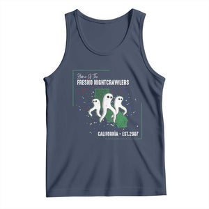 Fresno Nightcrawlers Tank Top Home Of California Cryptid Gift TS12 Navy Print Your Wear