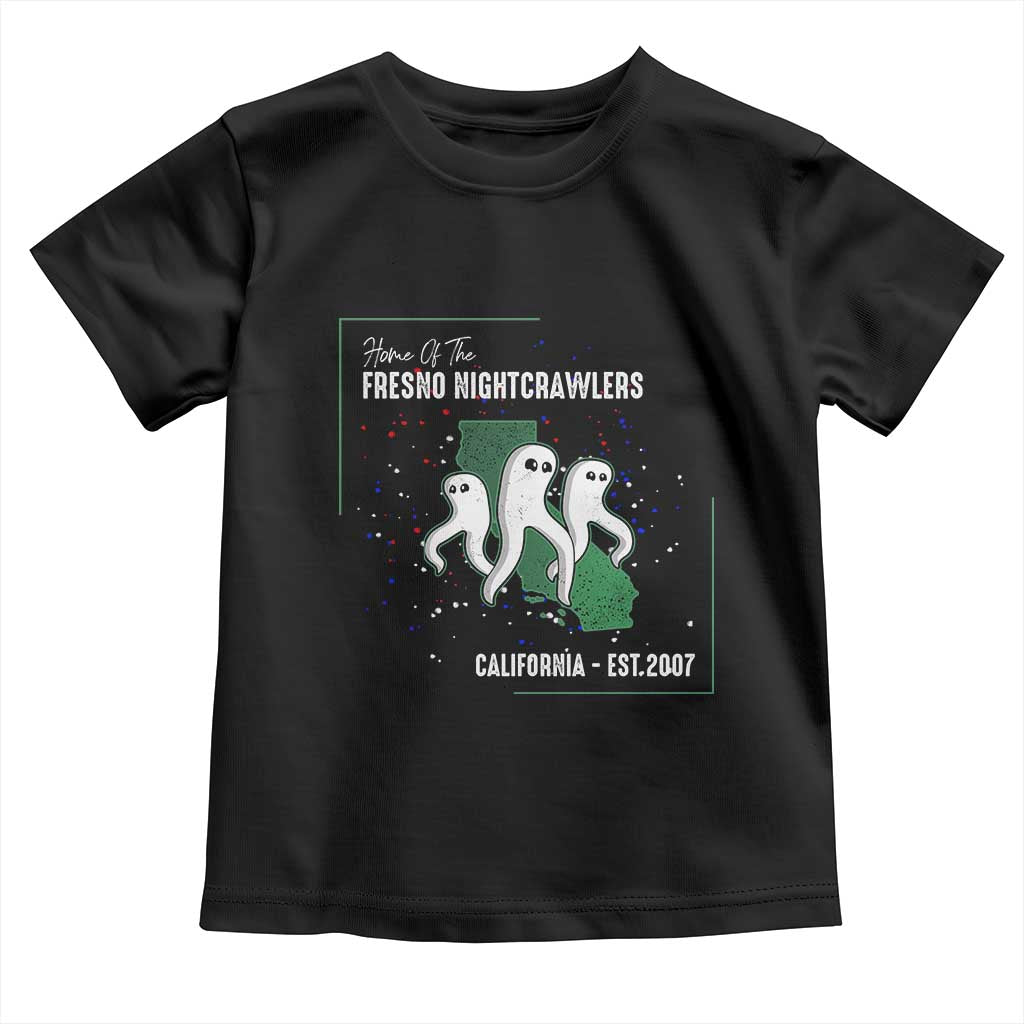 Fresno Nightcrawlers Toddler T Shirt Home Of California Cryptid Gift TS12 Black Print Your Wear