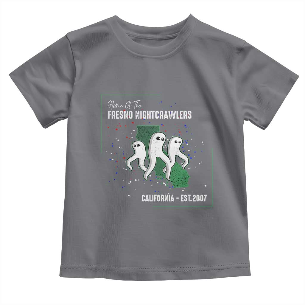 Fresno Nightcrawlers Toddler T Shirt Home Of California Cryptid Gift TS12 Charcoal Print Your Wear