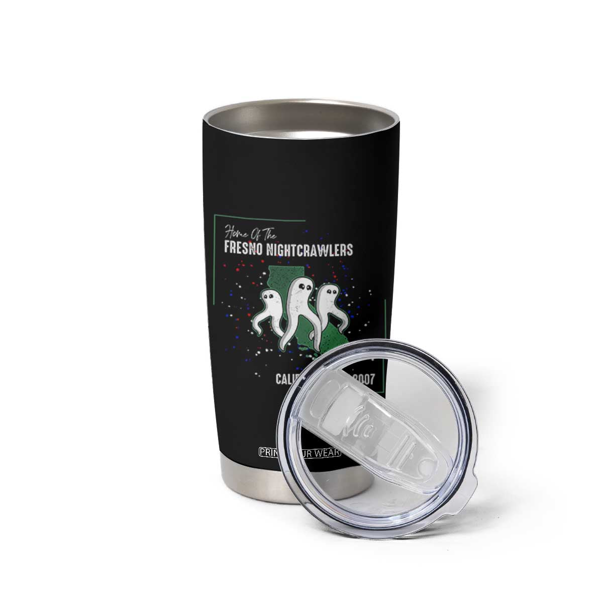 Fresno Nightcrawlers Tumbler Cup Home Of California Cryptid Gift TS12 Print Your Wear