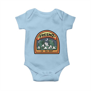 Fresno Nightcrawlers Folklore Gift Baby Onesie Home Of California Cryptids TS12 Light Blue Print Your Wear