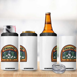 Fresno Nightcrawlers Folklore Gift 4 in 1 Can Cooler Tumbler Home Of California Cryptids TS12 Print Your Wear