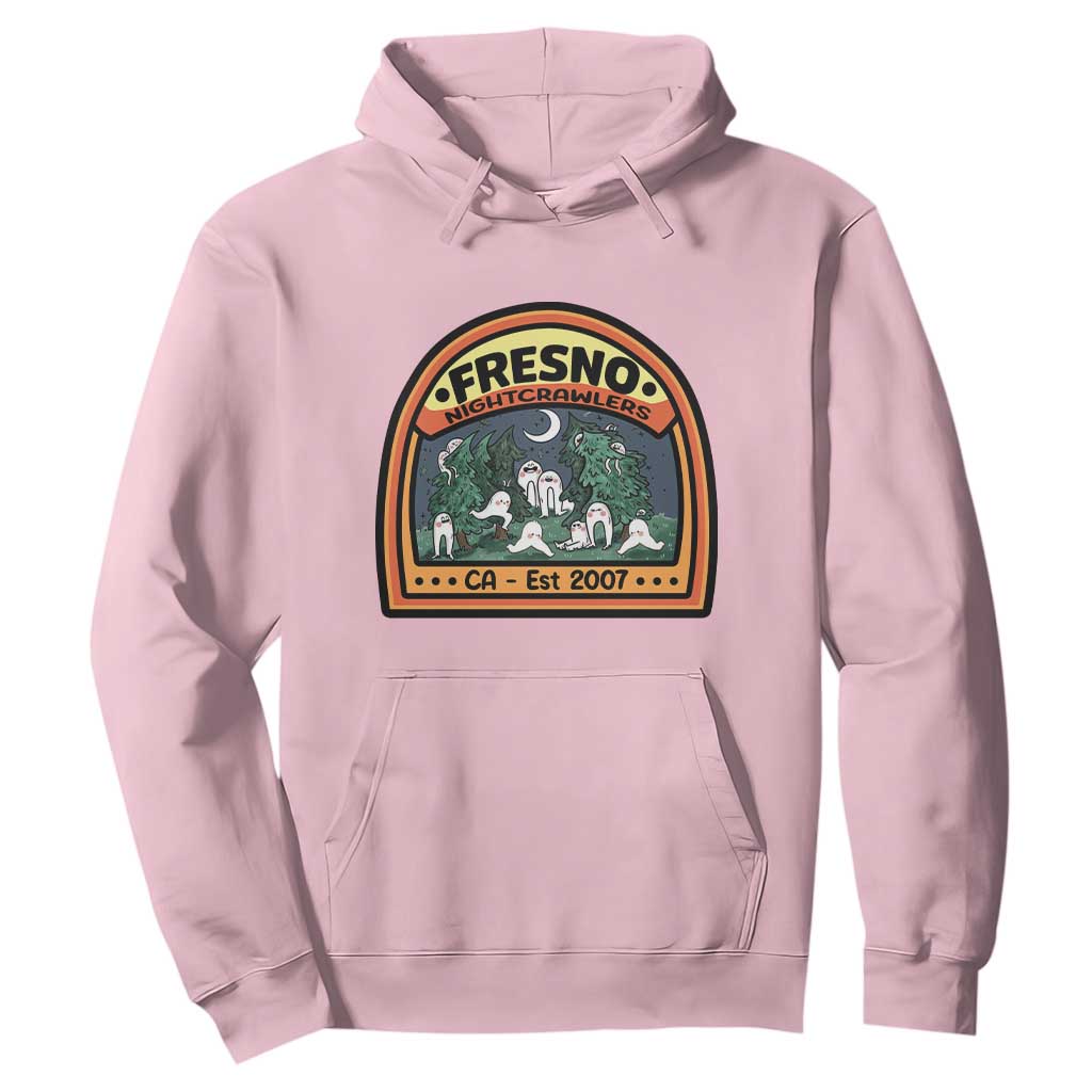 Fresno Nightcrawlers Folklore Gift Hoodie Home Of California Cryptids TS12 Light Pink Print Your Wear