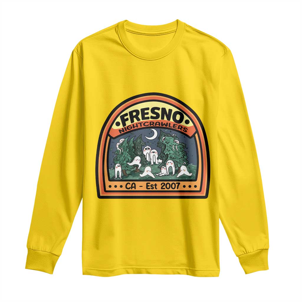 Fresno Nightcrawlers Folklore Gift Long Sleeve Shirt Home Of California Cryptids TS12 Daisy Print Your Wear
