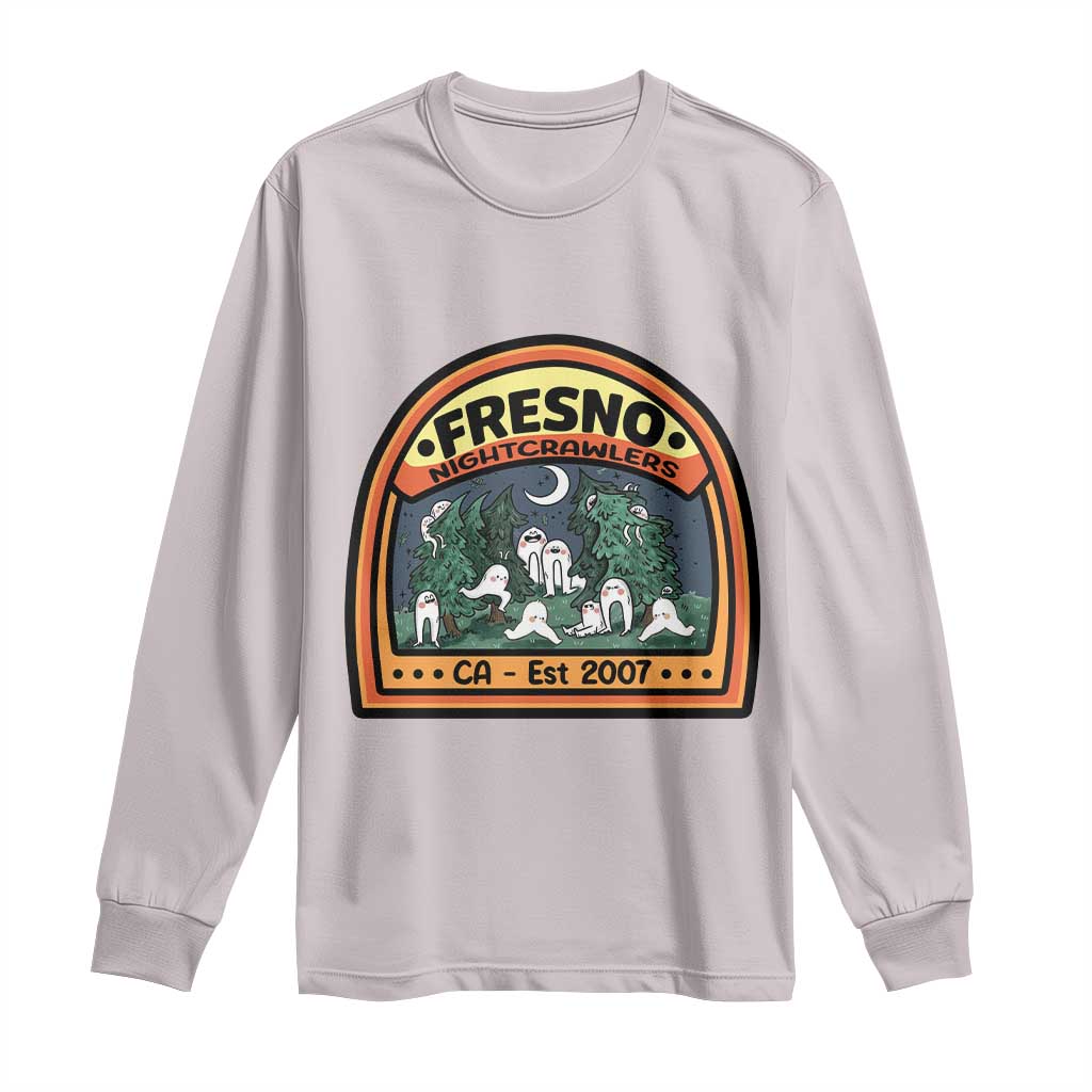 Fresno Nightcrawlers Folklore Gift Long Sleeve Shirt Home Of California Cryptids TS12 Ice Gray Print Your Wear