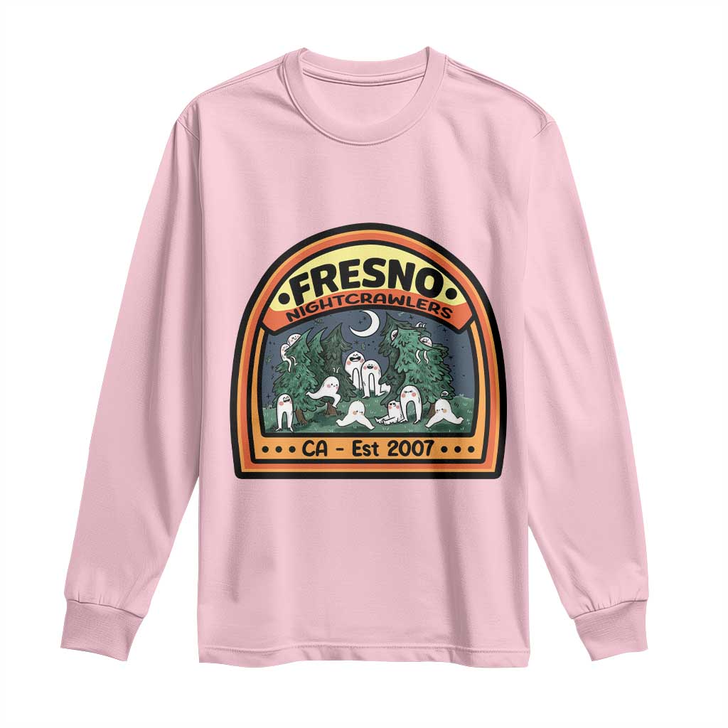 Fresno Nightcrawlers Folklore Gift Long Sleeve Shirt Home Of California Cryptids TS12 Light Pink Print Your Wear