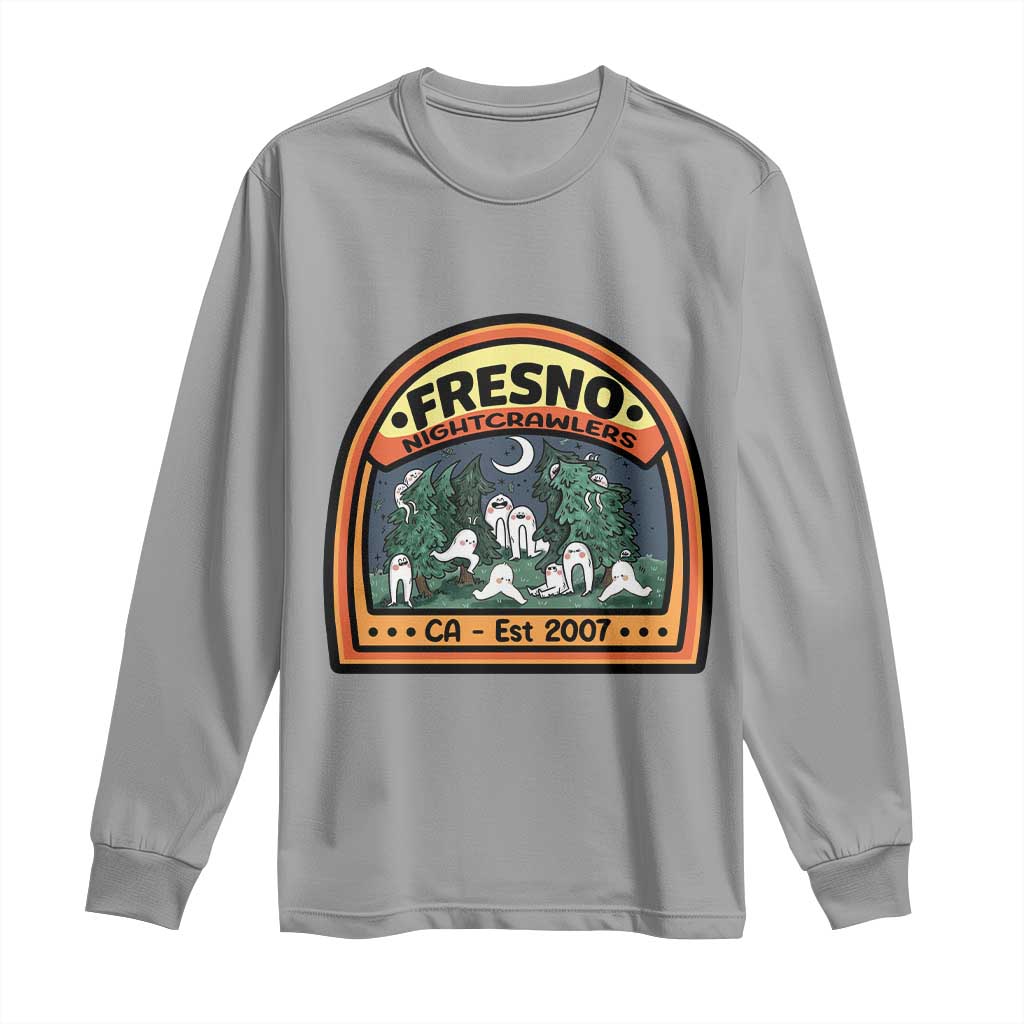 Fresno Nightcrawlers Folklore Gift Long Sleeve Shirt Home Of California Cryptids TS12 Sport Gray Print Your Wear
