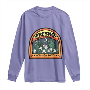 Fresno Nightcrawlers Folklore Gift Long Sleeve Shirt Home Of California Cryptids TS12 Violet Print Your Wear