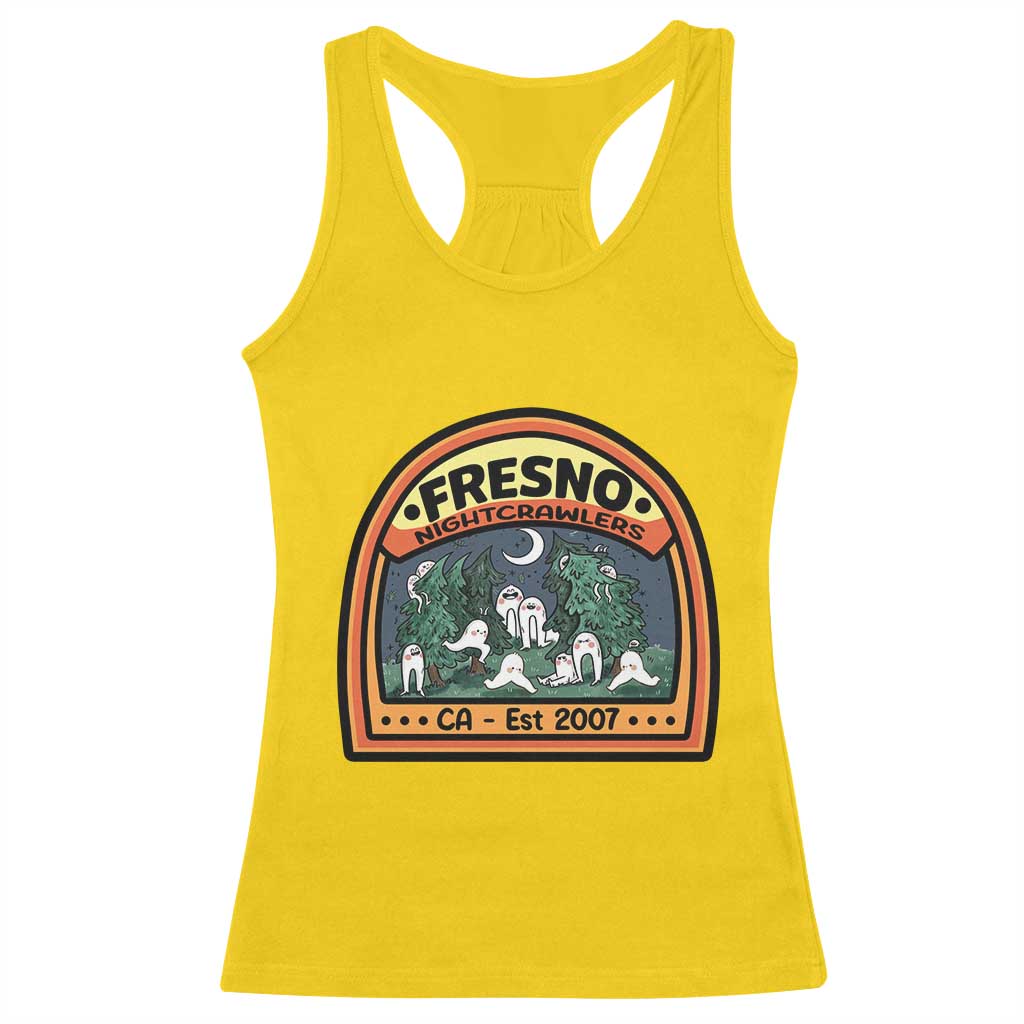 Fresno Nightcrawlers Folklore Gift Racerback Tank Top Home Of California Cryptids TS12 Daisy Print Your Wear