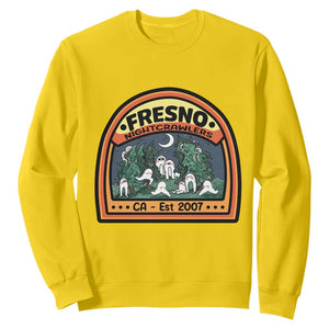 Fresno Nightcrawlers Folklore Gift Sweatshirt Home Of California Cryptids TS12 Daisy Print Your Wear