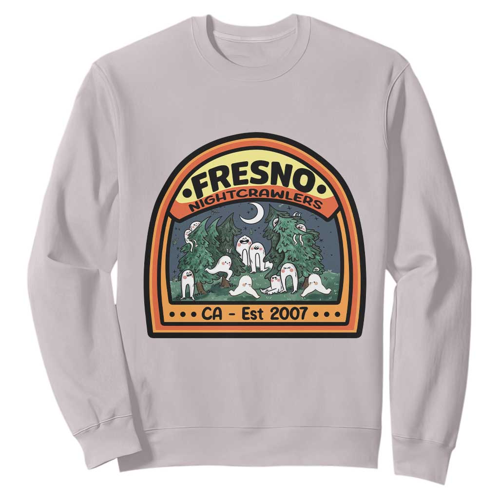 Fresno Nightcrawlers Folklore Gift Sweatshirt Home Of California Cryptids TS12 Ice Gray Print Your Wear