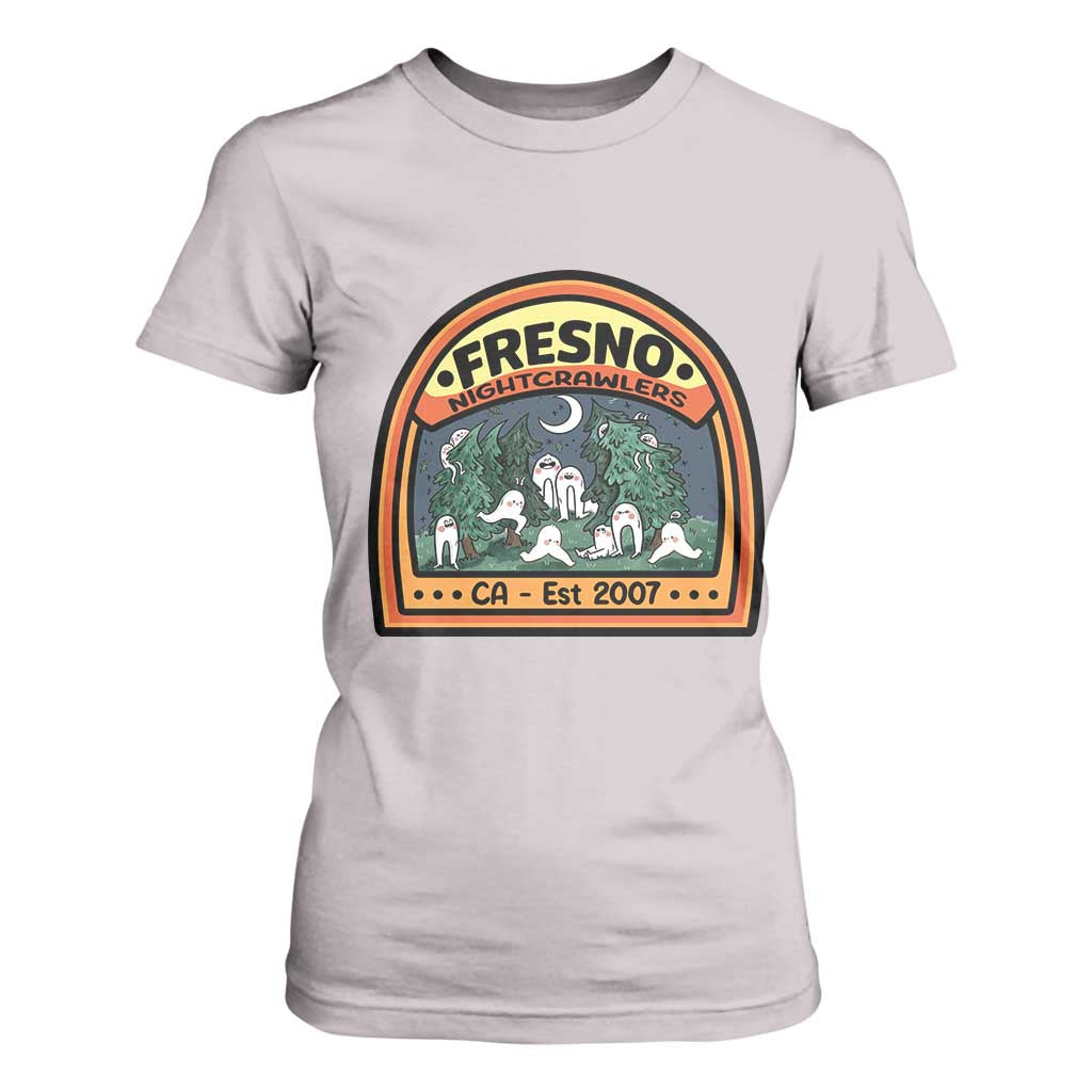 Fresno Nightcrawlers Folklore Gift T Shirt For Women Home Of California Cryptids TS12 Ice Gray Print Your Wear