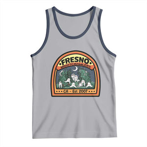 Fresno Nightcrawlers Folklore Gift Tank Top Home Of California Cryptids TS12 Athletic Heather Navy Print Your Wear